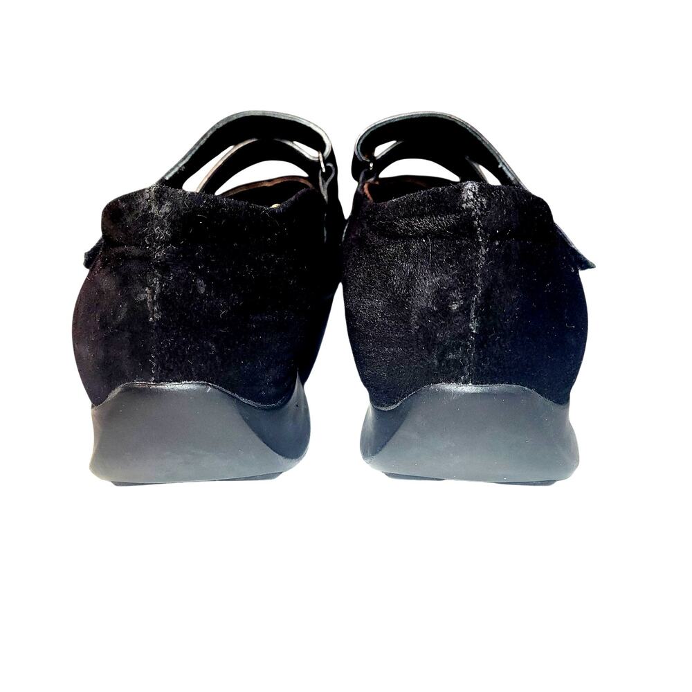 Wolky Passion Mary Jane Casual Walking Shoes Black Suede Leather 40 (US 9) - Picture 6 of 8